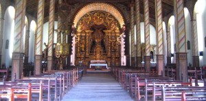 Iglesia de la San Buenaventura de Yaguarón. Ilustración.