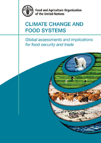 Tapa del libro "Cambio climático y sistemas alimentarios"
