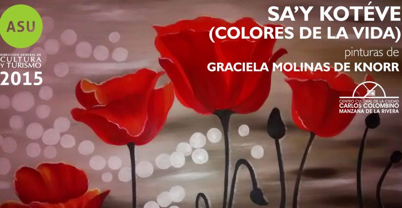 AFICHE EXPO GRACIELA MOLIAS DE KNORR
