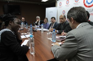 Reunión entre autoridades de la Sicom y la Unesco, para evaluar situación de las radios comunitarias en Paraguay. 