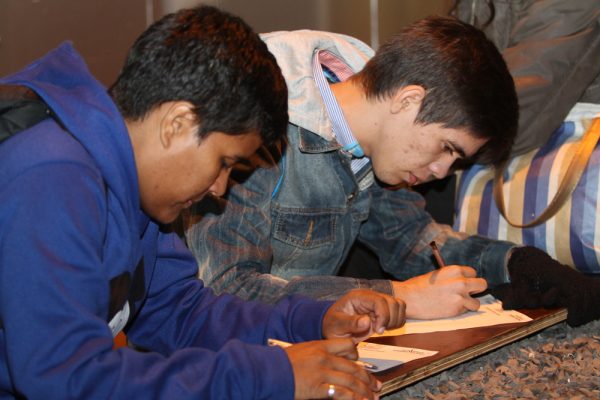 Feria de empleo ilustración