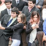 jovenes becarios en Palacio de Gobierno