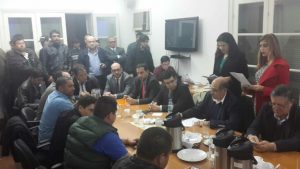 reunion entre camioneros y gobierno