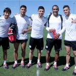 Óscar Romero, Bruno Valdez, Rodrigo Rojas, Paulo Da Silva y Tonny Sanabria