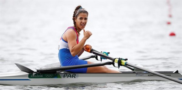 Gabriela Mosqueira compitió esta mañana en Río de Janeiro. Foto Agencia EFE.