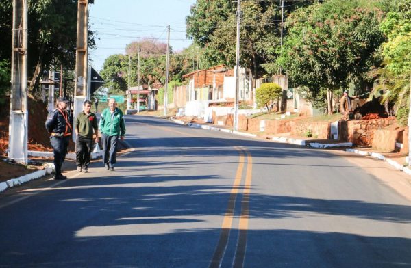 inauguracion de obras viales en Capiata