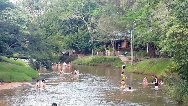 En la “Quinta Don Rubén” lugar especial para realizar camping a orillas de su arroyo Foto gentileza facebook Don Rubén