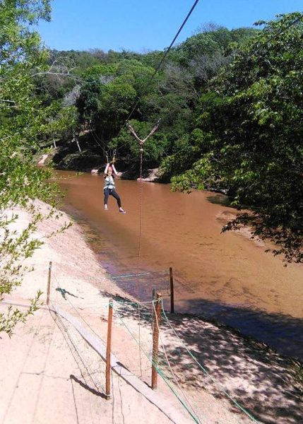 El Parque Ecológico y Turístico Itá Coty con su principal atractivo en deportes extremos Foto gentileza facebook Ita Coty