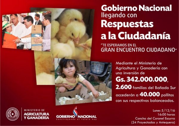 Afiche invitación de la actividad para el 'Gran Encuentro Ciudadano'. Foto: Gentileza MAG.