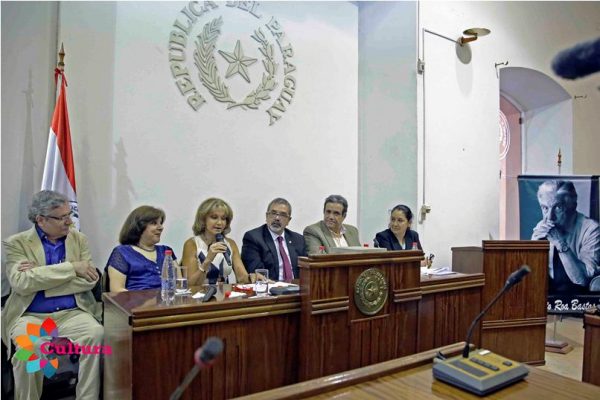 Autoridades de Cultura ultimando los detalles para las celebraciones que se realizarán en todo el 2017 por cumplirse 100 años del natalicio de Augusto Roa Bastos Foto gentileza SNC