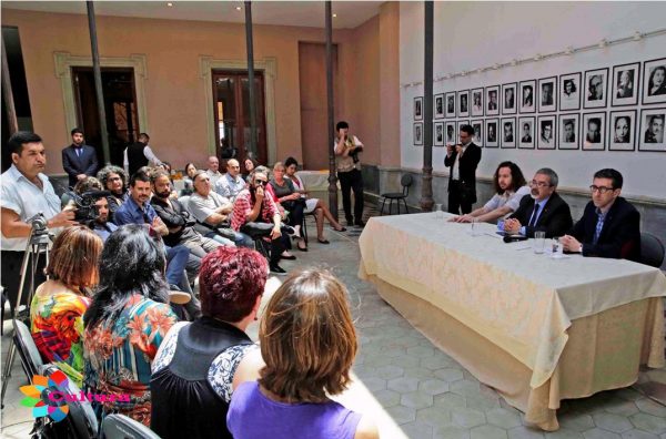 Los asistentes a la rendición de cuentas de la Secretaría Nacional de Cultura y el Fondo Iberoamericano de ayuda IBER Foto: Gentileza SNC