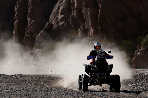 El piloto de quads argenitno, Pablo Copetti. Foto Dakar.