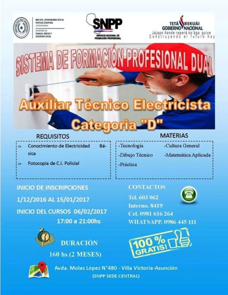 Afiche: Gentileza SNPP