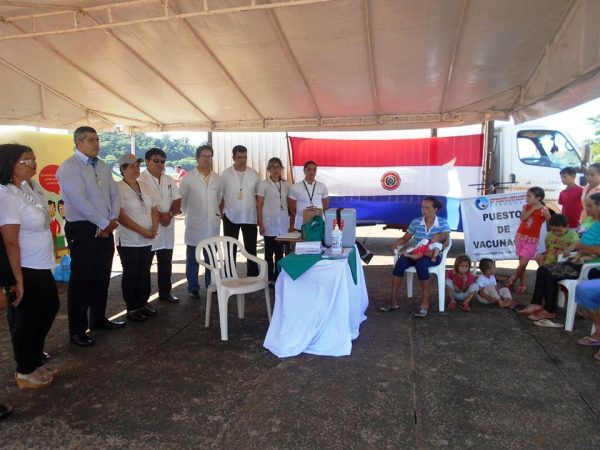Los puestos vacunatorios estarán disponibles toda la semana en el departamento de Alto Paraná Foto: MSPyBS
