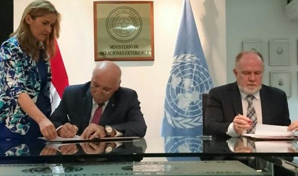 firma de acuerdos FAO- Cancilleria