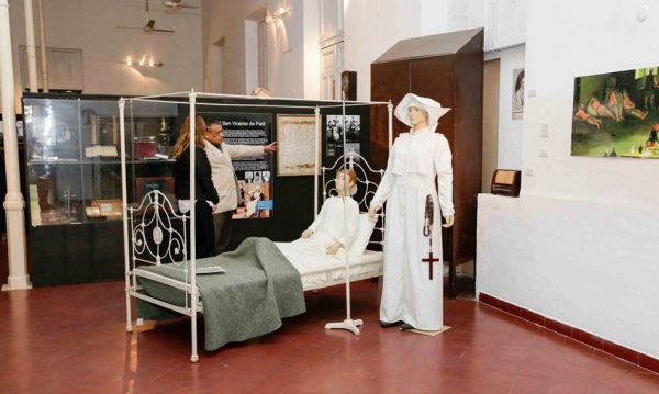 Algunas de las muestras expuestas en el Museo del Hospital de Clínicas Foto: SNC