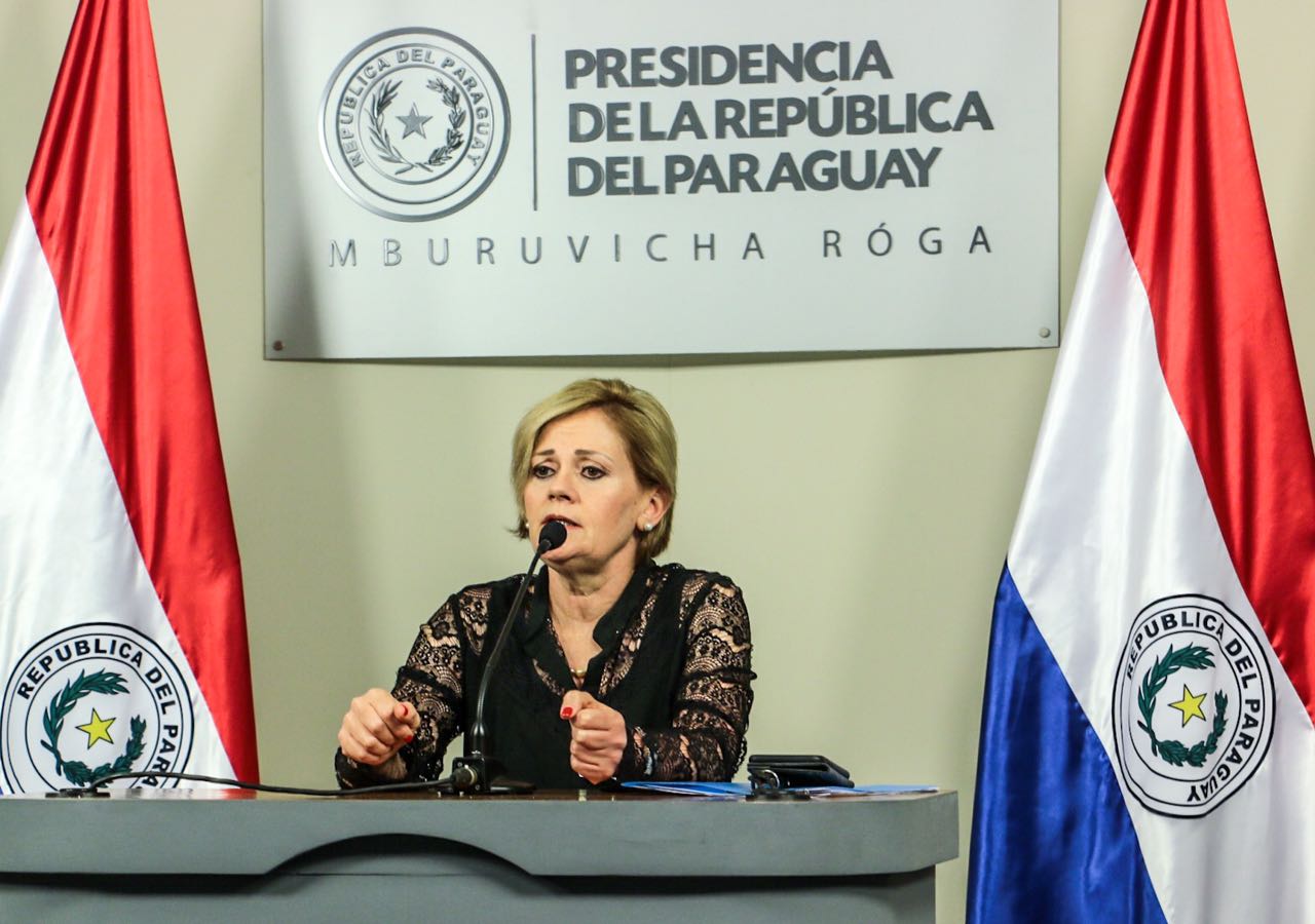 María José Argaña, embajadora.  Foto: IP.