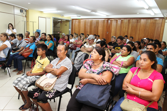 La actividad realizada este viernes en la sede de la SAS Foto: Gentileza