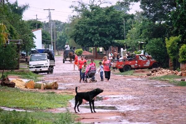 Vista de una de las calles del actual barrio 26 de Febrero ex-Marquetalia Foto: SAS