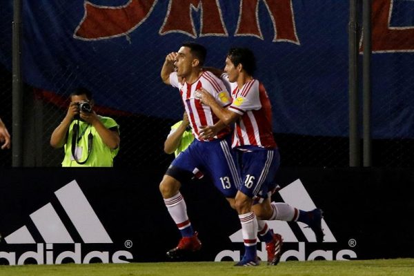 seleccion paraguaya- festejo de gol
