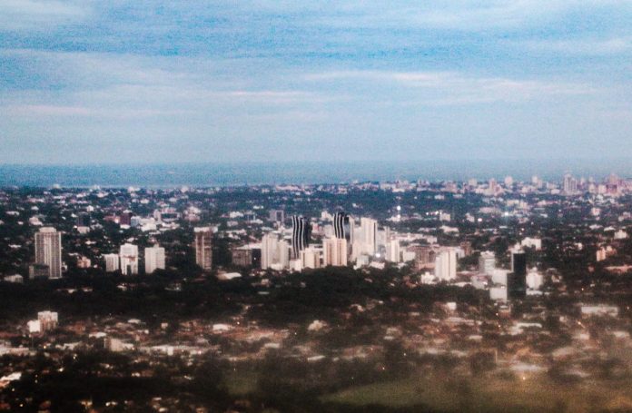 vista aerea de Asuncion- clima- dia 2