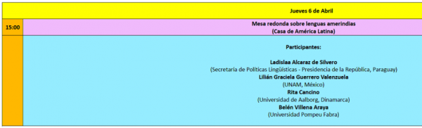 Programa previsto para el día jueves, cierre del foro internacional / gentileza 