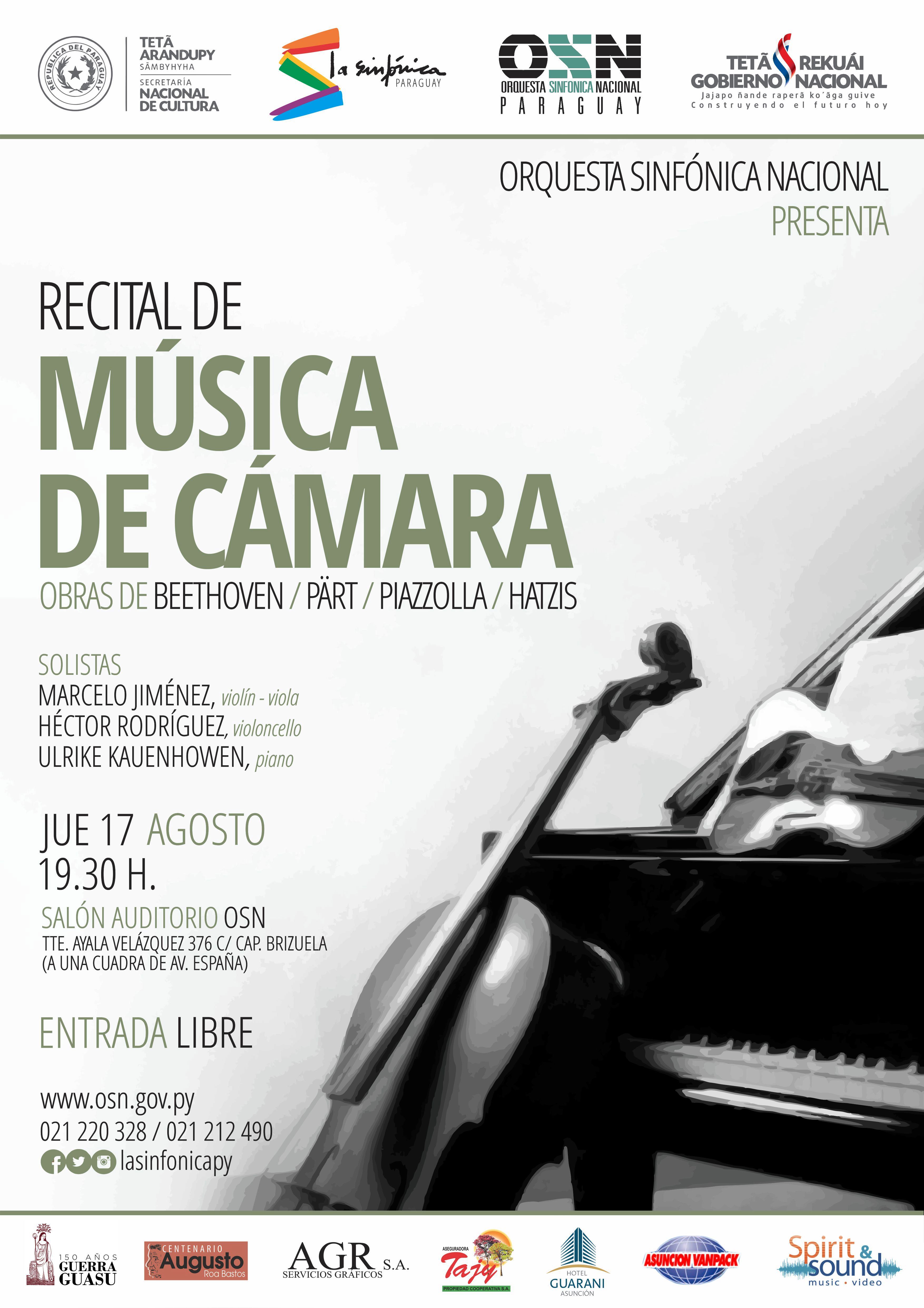 17-08-17 RECITAL PIANO, VIOLA Y CELLO