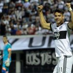 Walter Gonzalez- festejo de gol- Olimpia