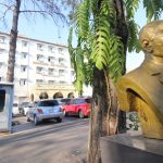 fachada del hospital de policias- Rigoberto Caballero- inauguracion