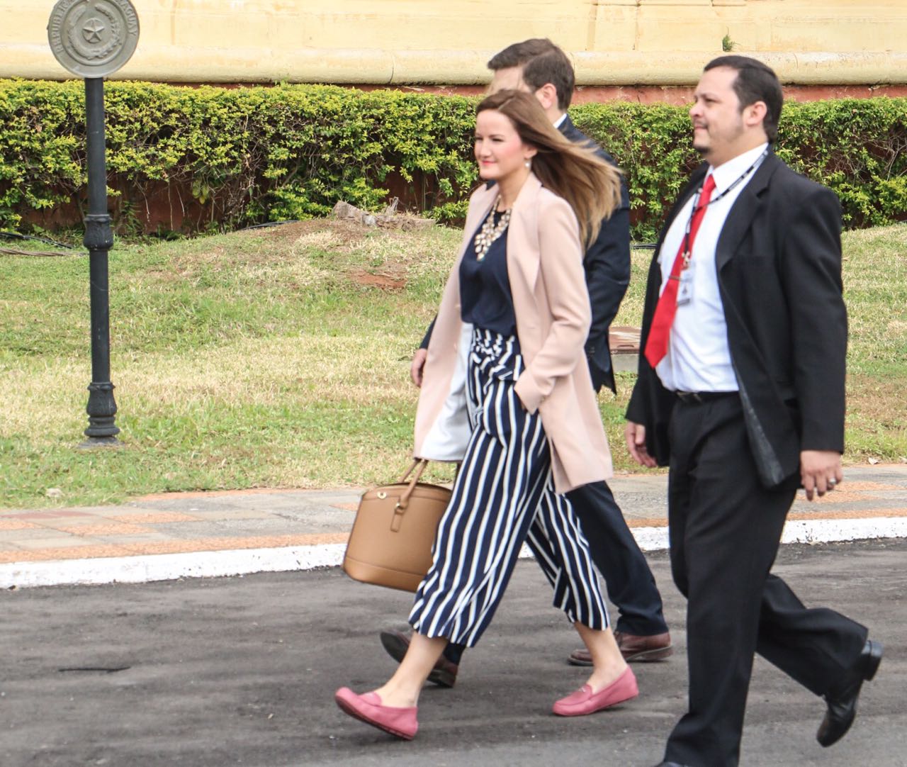 ministra de la Senavitat- Soledad Nuñez llegando a Palacio 1 - .::Agencia IP::.