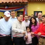Cartes con la gente- inauguracion de viviendas en Capiata 2