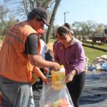 asistencia a familias damnificadas del sur