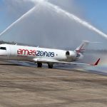 aeropuerto vuelo avion Amaszonas 2 bautismo
