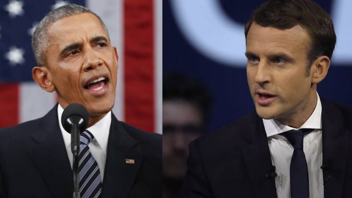 macron y obama