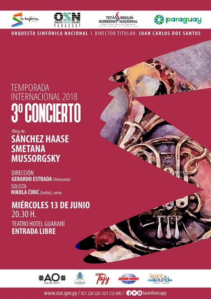 3º CONCIERTO DE TEMPORADA-OSN 2018