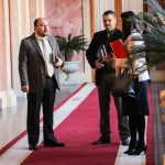 Julio Fernandez- director de Aduanas- en Palacio de Gobierno 5