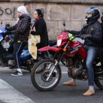 gente- moto- calles- Asuncion- accidentes- sin casco- imprudencia