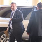 ministro de Hacienda llegando a Palacio de Gobierno- Benigno Lopez