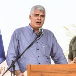 ministro de Obras- hablando en la expo trebol en el Chaco 2