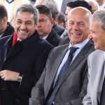 primera planta de ferrosilicio- presidente con Mario Abdo con empresarios 1