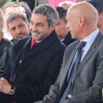 primera planta de ferrosilicio- presidente con Mario Abdo con empresarios