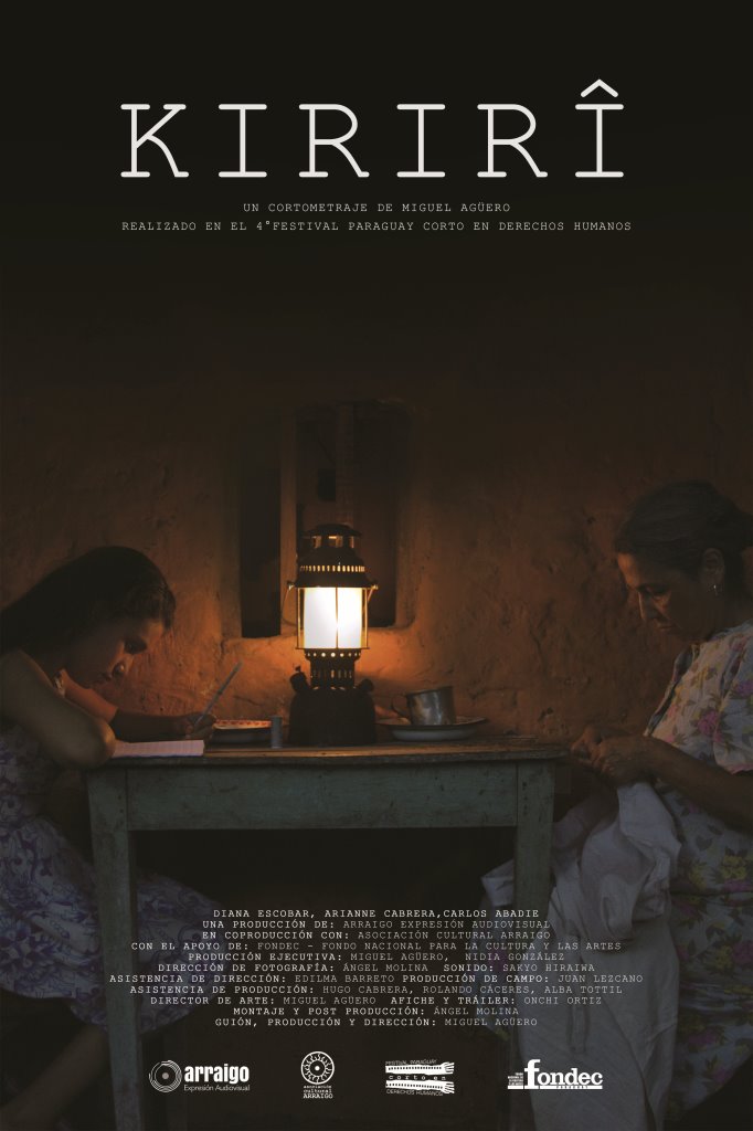 AFICHE KIRIRI Cortometraje de Miguel Aguero Paraguay
