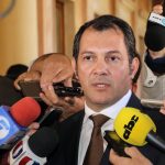Carlos Gimenez- gobernador de San Pedro- en Palacio de Gobierno 1