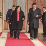 ministra de la Niñez- Teresa Martinez- en Palacio de Gobierno