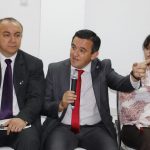 Eduardo Petta con sus nuevos viceministros- Cano y Mancuello 1