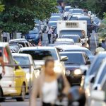 trafico- Asuncion- autos- jornada 9-desvios-manifestacion-calle