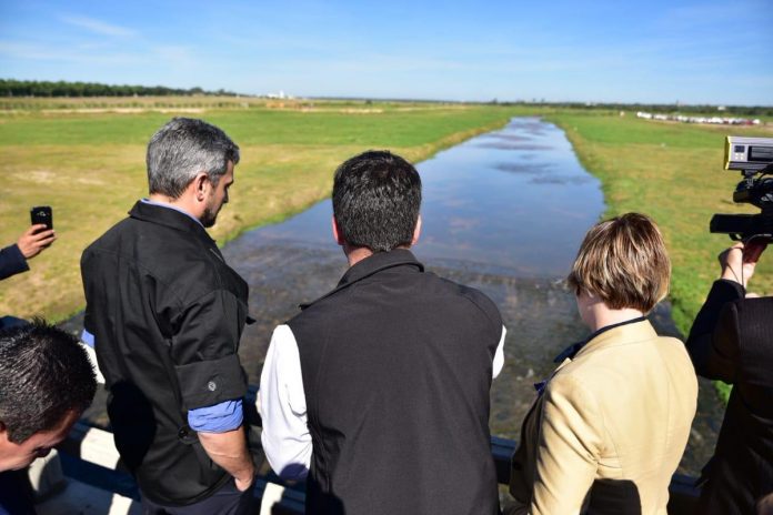 obras del arroyo Ytay- recorrido- presidente