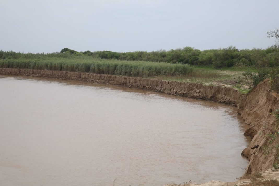 En mes y medio culminaría la reconstrucción y refuerzo del muro en Pozo