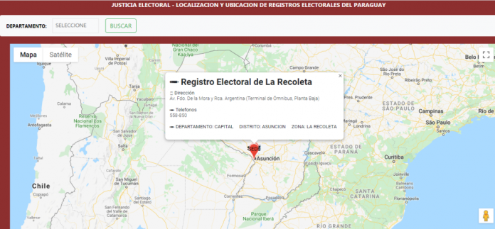 TSJE habilita buscador de sedes para acudir a actualizar domicilio o