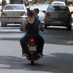 imprudencia – criatura – moto